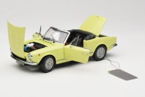 Fiat 124 Spider BS1 Amarillo Sun Star 1:18 4921 Metal - imagen 2 de 8