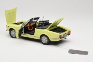 Fiat 124 Spider BS1 Amarillo Sun Star 1:18 4921 Metal - imagen 5 de 8