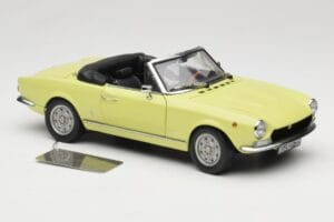 Fiat 124 Spider BS1 Amarillo Sun Star 1:18 4921 Metal - imagen 6 de 8