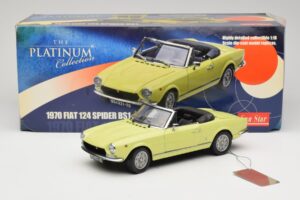 Fiat 124 Spider BS1 Amarillo Sun Star 1:18 4921 Metal - imagen 8 de 8