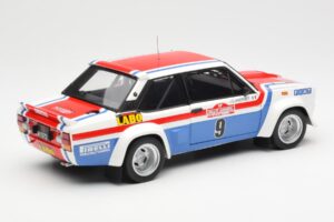 Fiat 131 Abarth Fiat France #9 J-C. Andruet / C. Delferrier Winner Rally Sanremo 1977 Kyosho 1:18 08375A Metal - imagen 3 de 8