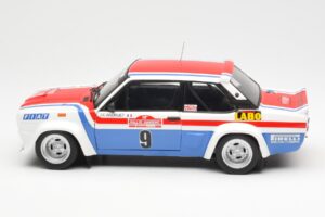 Fiat 131 Abarth Fiat France #9 J-C. Andruet / C. Delferrier Winner Rally Sanremo 1977 Kyosho 1:18 08375A Metal - imagen 4 de 8