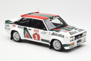 Fiat 131 Abarth #3 M. Alen / I. Kivimaki Winner Rally 1000 Lakes 1980 Kyosho 1:18 08376H Metal - imagen 6 de 8