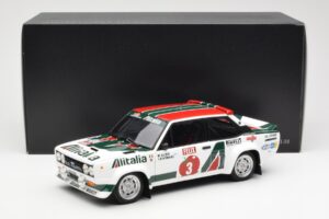 Fiat 131 Abarth #3 M. Alen / I. Kivimaki Winner Rally 1000 Lakes 1980 Kyosho 1:18 08376H Metal - imagen 8 de 8