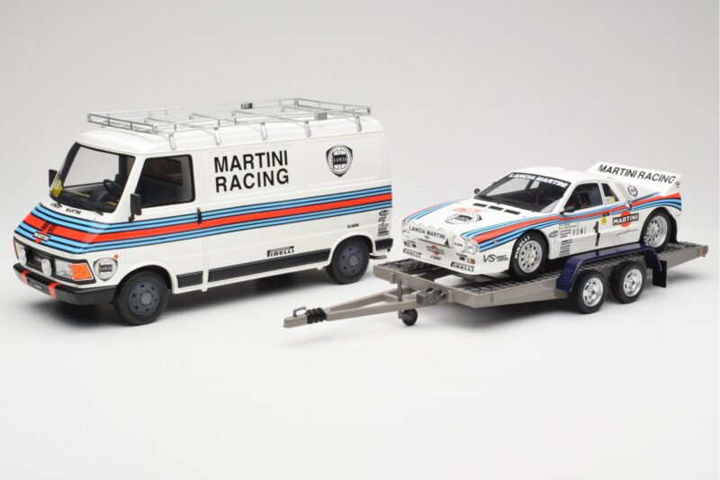 Fiat 242 & Lancia 037 Group B #1 W. Rohrl / C. Geistdorfer Rally Monte Carlo 1983 Otto 1:18 OT360 Resina