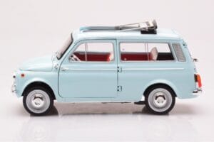 Fiat 500 Giardiniera Acquamarina Azul Norev 1:18 187742 Metal - imagen 4 de 7