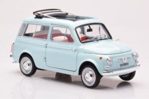 Fiat 500 Giardiniera Acquamarina Azul Norev 1:18 187742 Metal - imagen 6 de 7