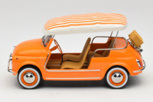 Fiat 500 Jolly Naranja Norev 1:18 187791 Metal - imagen 3 de 6