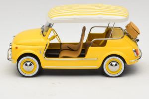 Fiat 500 Jolly Amarillo Norev 1:18 187790 Metal - imagen 3 de 6