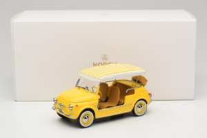 Fiat 500 Jolly Amarillo Norev 1:18 187790 Metal - imagen 6 de 6