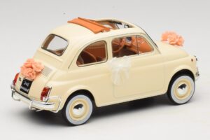 Fiat 500 L Marfil Wedding Gift Norev 1:18 187780 Metal - imagen 2 de 6