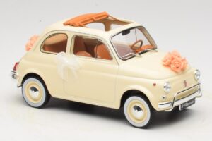Fiat 500 L Marfil Wedding Gift Norev 1:18 187780 Metal - imagen 4 de 6