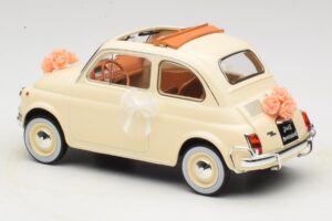 Fiat 500 L Marfil Wedding Gift Norev 1:18 187780 Metal - imagen 5 de 6