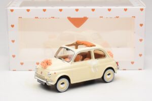 Fiat 500 L Marfil Wedding Gift Norev 1:18 187780 Metal - imagen 6 de 6