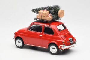 Fiat 500 L Rojo Christmas Norev 1:18 187779 Metal - imagen 5 de 6