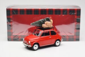 Fiat 500 L Rojo Christmas Norev 1:18 187779 Metal - imagen 6 de 6