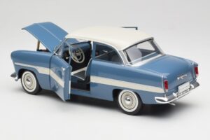 Ford Taunus 12M P2 Azul Rayas Revell 1:18 08880-M1 Metal - imagen 5 de 8