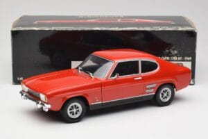 Ford Capri Mk1 1700 GT Rojo Minichamps 1:18 180089001 Metal - imagen 8 de 8
