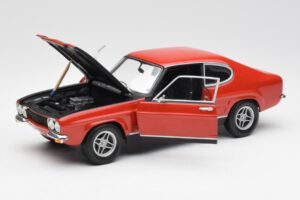 Ford Capri Mk1 2600 RS Rojo Negro Minichamps 1:18 180089071 Metal - imagen 2 de 8
