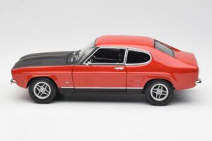 Ford Capri Mk1 2600 RS Rojo Negro Minichamps 1:18 180089071 Metal - imagen 4 de 8