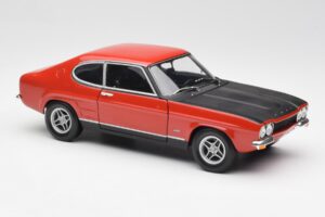 Ford Capri Mk1 2600 RS Rojo Negro Minichamps 1:18 180089071 Metal - imagen 6 de 8