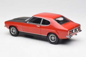 Ford Capri Mk1 2600 RS Rojo Negro Minichamps 1:18 180089071 Metal - imagen 7 de 8
