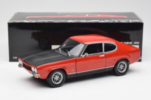 Ford Capri Mk1 2600 RS Rojo Negro Minichamps 1:18 180089071 Metal - imagen 8 de 8