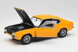 Ford Capri 2600 RS Signal Amarillo Con Negro Minichamps 1:18 180089070 Metal - imagen 2 de 8