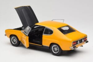 Ford Capri 2600 RS Signal Amarillo Con Negro Minichamps 1:18 180089070 Metal - imagen 5 de 8