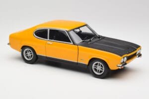 Ford Capri 2600 RS Signal Amarillo Con Negro Minichamps 1:18 180089070 Metal - imagen 6 de 8