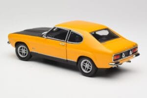 Ford Capri 2600 RS Signal Amarillo Con Negro Minichamps 1:18 180089070 Metal - imagen 7 de 8