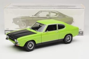 Ford Capri Mk1 RS 2600 Verde & Negro Minichamps 1:18 150089075 Metal - imagen 8 de 8