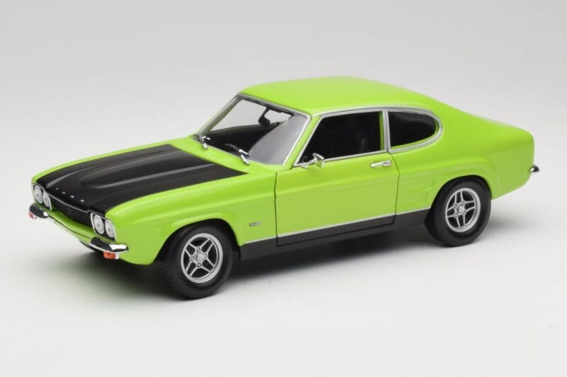 Ford Capri Mk1 RS 2600 Verde & Negro Minichamps 1:18 150089075 Metal
