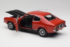 Ford Capri Mk1 RS 2600 Rojo & Negro Minichamps 1:18 150089076 Metal - imagen 5 de 8