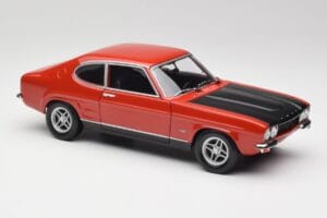 Ford Capri Mk1 RS 2600 Rojo & Negro Minichamps 1:18 150089076 Metal - imagen 6 de 8