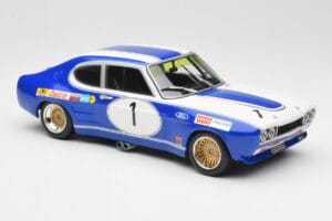 Ford Capri Mk1 RS 2600 #1 D. Glemser Ford Deutschland Winner Brno ETCC 1972 Minichamps 1:18 155728501 Metal - imagen 4 de 6