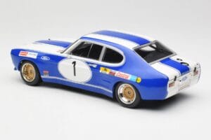 Ford Capri Mk1 RS 2600 #1 D. Glemser Ford Deutschland Winner Brno ETCC 1972 Minichamps 1:18 155728501 Metal - imagen 5 de 6