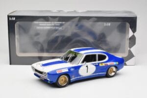 Ford Capri Mk1 RS 2600 #1 D. Glemser Ford Deutschland Winner Brno ETCC 1972 Minichamps 1:18 155728501 Metal - imagen 6 de 6