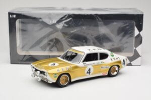 Ford Capri Mk1 RS 2600 #4 W. Frank / K. Fritzinger Kent Frami Racing 24 Hours of Spa 1972 Minichamps 1:18 155728504 Metal - imagen 6 de 6