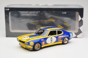 Ford Capri Mk1 RS 2600 #9 K. Fritzinger / H. Heyer Team Europa Möbel 6 Hours of Nürburgring ETCC 1973 Minichamps 1:18 1557385 - imagen 6 de 6