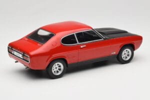 Ford Capri Mk1 RS 2600 Rojo con Capó Negro MCG 1:18 MCG18538 Metal - imagen 2 de 6