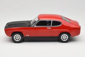 Ford Capri Mk1 RS 2600 Rojo con Capó Negro MCG 1:18 MCG18538 Metal - imagen 3 de 6