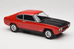 Ford Capri Mk1 RS 2600 Rojo con Capó Negro MCG 1:18 MCG18538 Metal - imagen 4 de 6