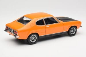 Ford Capri Mk1 RS 2600 Signal Orange Negro Minichamps 1:18 150089077 Metal - imagen 3 de 8