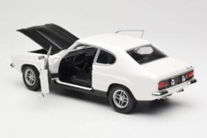 Ford Capri Mk1 RS 2600 Blanco Negro Minichamps 1:18 150089078 Metal - imagen 5 de 8