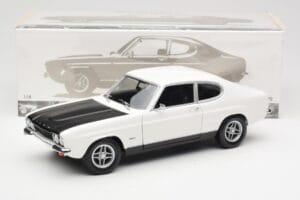 Ford Capri Mk1 RS 2600 Blanco Negro Minichamps 1:18 150089078 Metal - imagen 8 de 8