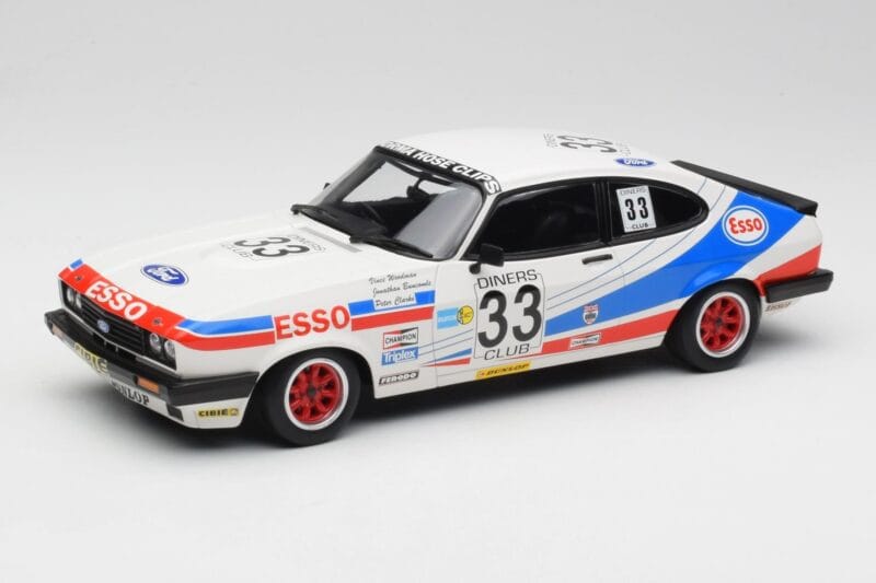 Ford Capri Mk2 3.0S #33 V. Woodman / C. Buncombe V M Woodman 3rd Place 24 Hours of Spa 1981 Minichamps 1:18 155818633 Metal