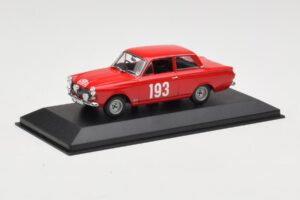 Ford Cortina Mk I #193 Rally Monte Carlo 1963 Minichamps 1:43 400638293 Metal - imagen 2 de 4