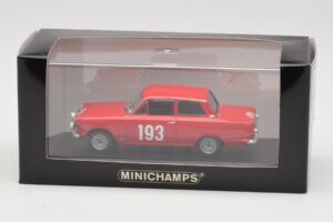 Ford Cortina Mk I #193 Rally Monte Carlo 1963 Minichamps 1:43 400638293 Metal - imagen 4 de 4