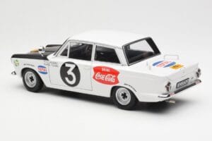 Ford Cortina Mk1 #3 P. Hughes / B. Young African Safari Rally 1964 AUTOart 1:18 86428 Metal - imagen 7 de 8